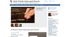 Desktop Screenshot of holytrinityhillsdale.org